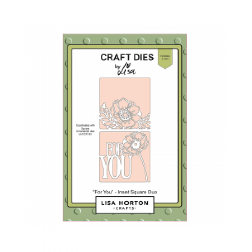 for you - inset square duo - by lisa horton LHCCD155